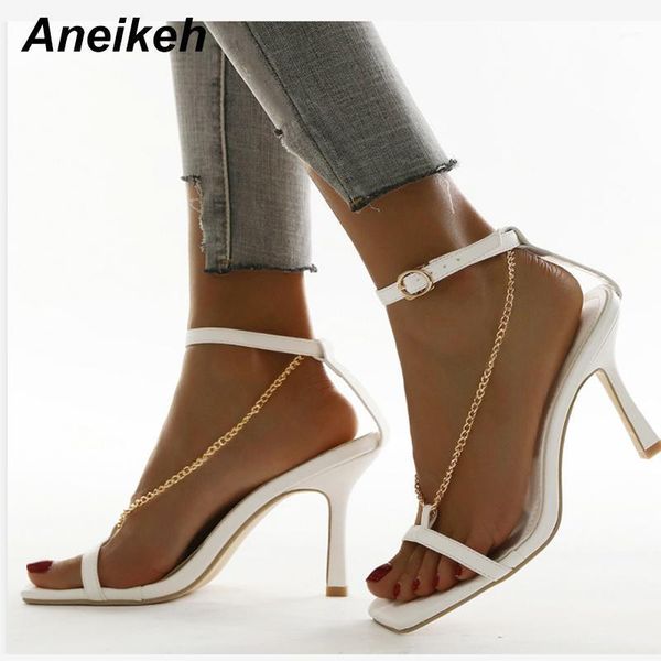 sandals aneikeh fashion retro pu sandales 2021 summer peep toe high heel metal decoratio ladies patchwork wedding shoes 35-40 white1, Black
sandals aneikeh fashion retro pu sandales 2021 summer peep toe high heel metal decoratio ladies patchwork wedding shoes 35-40 white1, Black
