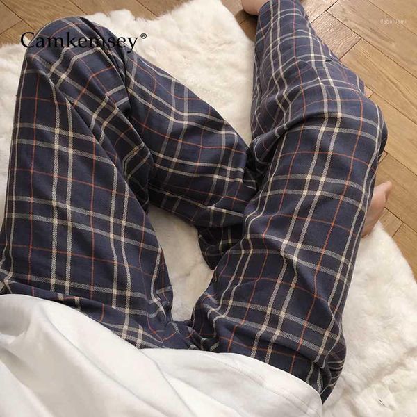 camkemsey fashion plaid japanese harajuku pants for women 2019 spring summer comfortable 100% cotton loose wide leg trousers1, Black;white
camkemsey fashion plaid japanese harajuku pants for women 2019 spring summer comfortable 100% cotton loose wide leg trousers1, Black;white