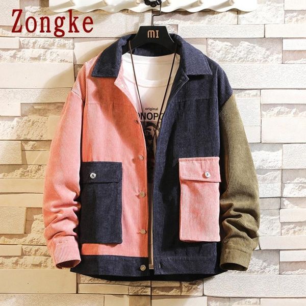 zongke corduroy patchwork men jacket windbreaker hip hop mens jacket coat streetwear mens clothing 2020 new arrival m-5xl1, Black;brown
zongke corduroy patchwork men jacket windbreaker hip hop mens jacket coat streetwear mens clothing 2020 new arrival m-5xl1, Black;brown