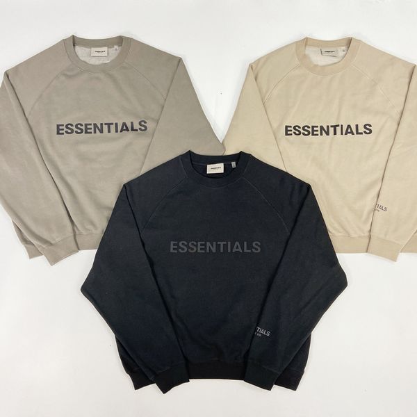 of fear god double line essentials crew neck pullover sweater fog coat men and women ins, Black
of fear god double line essentials crew neck pullover sweater fog coat men and women ins, Black