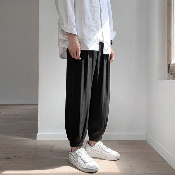 trousers 2021 men's spring and winter new light nine stitches male clothing znw9, Black
trousers 2021 men's spring and winter new light nine stitches male clothing znw9, Black