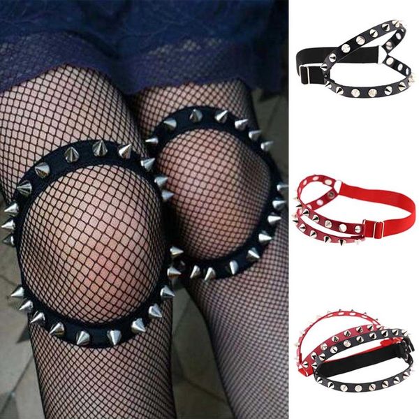 rock garment rivets pu garter belt leg ring elasticity suspender for women goth punk dark harajuku leather harness, Black;white
rock garment rivets pu garter belt leg ring elasticity suspender for women goth punk dark harajuku leather harness, Black;white