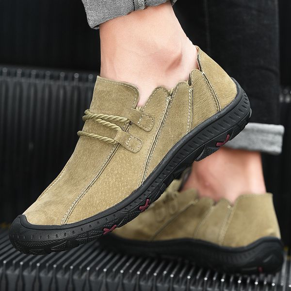 man autumn new fashion hand-sewn casual shoes hombre comfy soft leather loafer moccasin male lace-up flats leisure driving shoes, Black
man autumn new fashion hand-sewn casual shoes hombre comfy soft leather loafer moccasin male lace-up flats leisure driving shoes, Black