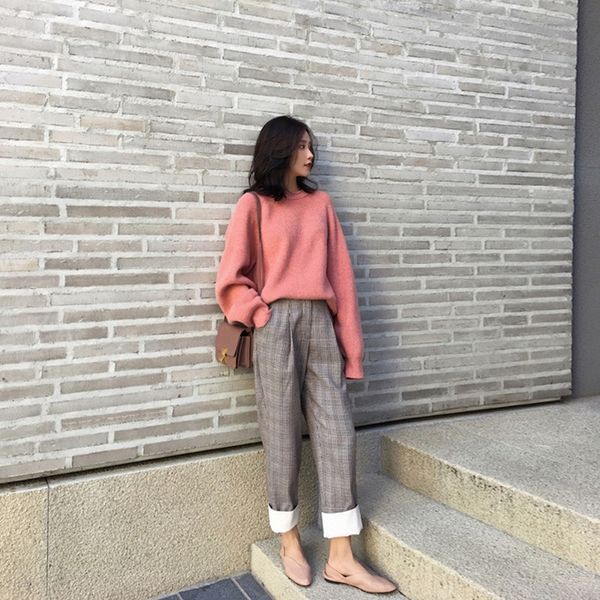 autumn winter 2019 new lazy style loose sweater 2-piece net red foreign style playful small wide leg set suit pants suitwide leg pants suit, Gray
autumn winter 2019 new lazy style loose sweater 2-piece net red foreign style playful small wide leg set suit pants suitwide leg pants suit, Gray