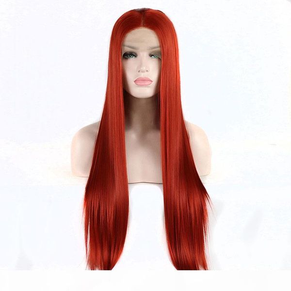 red lace front wig synthetic hair heat resistant fiber glueless long straight 180 density red lacefront wig for white women, Black
red lace front wig synthetic hair heat resistant fiber glueless long straight 180 density red lacefront wig for white women, Black