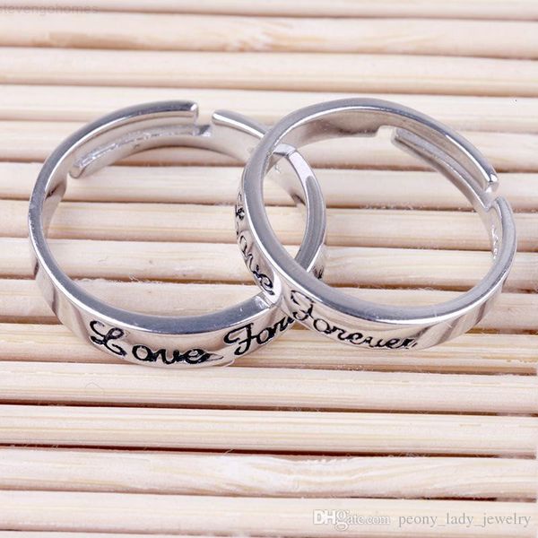 shipping 925 sterling silver jewelry noble simple couple light love forever letter ring
shipping 925 sterling silver jewelry noble simple couple light love forever letter ring