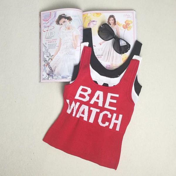 women lettering "bae watch" crop sleeveless spaghetti simple female embroidery camis crop female, White
women lettering "bae watch" crop sleeveless spaghetti simple female embroidery camis crop female, White