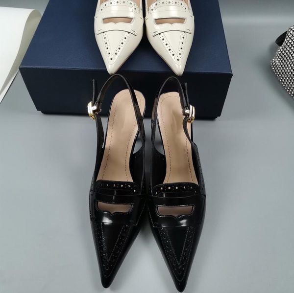 summer shoes woman genuine leather sandals pointed toes thin heels sandals concise back strap zapatos de mujer, Black
summer shoes woman genuine leather sandals pointed toes thin heels sandals concise back strap zapatos de mujer, Black