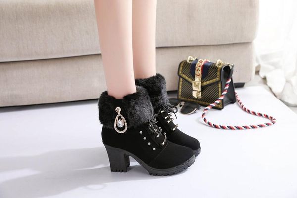 2021 new winter fall of women leather boot women's fashion wild shoes woman boots 9wdn, Black
2021 new winter fall of women leather boot women's fashion wild shoes woman boots 9wdn, Black