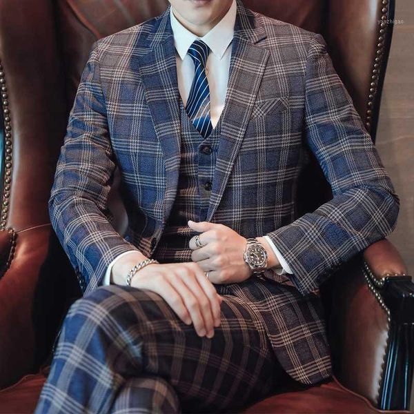 autumn winter men wedding suits business banquet men blazer jacket + pants + vests slim fit suit 3 piece sets1, White;black
autumn winter men wedding suits business banquet men blazer jacket + pants + vests slim fit suit 3 piece sets1, White;black