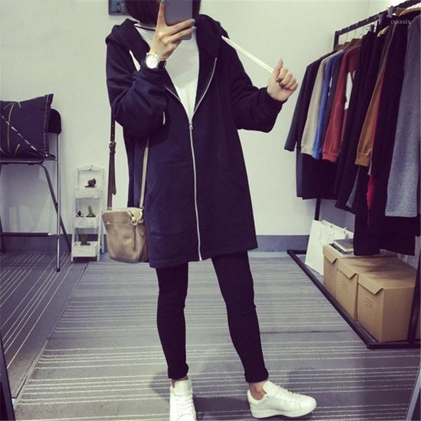 2018 new women hooded long cardigans autumn loose long sleeve casual trench feminino packets black gray coats1, Tan;black
2018 new women hooded long cardigans autumn loose long sleeve casual trench feminino packets black gray coats1, Tan;black
