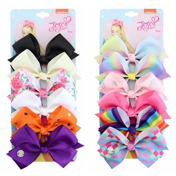 126 color 5" hair bow girl colorful print barrette girl hair accessories rainbow unicorn kids unicorn party christmas hair clippers, Slivery;white
126 color 5" hair bow girl colorful print barrette girl hair accessories rainbow unicorn kids unicorn party christmas hair clippers, Slivery;white