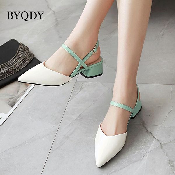 byqdy closed pointed toe pumps women pu leather shoes buckle strap mujer lady office dress shoes woman thick heels silver, Black
byqdy closed pointed toe pumps women pu leather shoes buckle strap mujer lady office dress shoes woman thick heels silver, Black