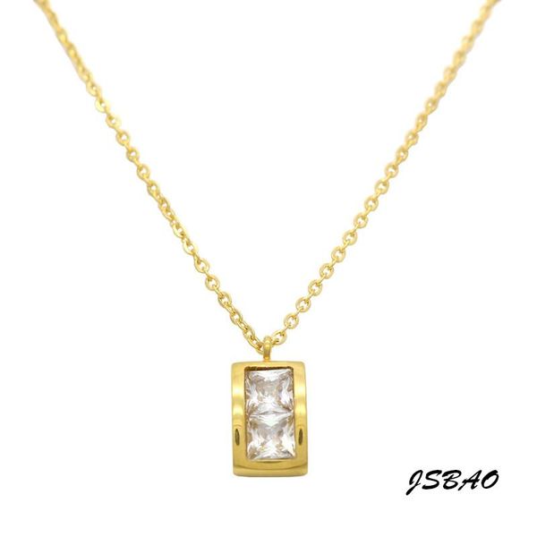 pendant necklaces jsbao stainless steel necklace with cubic zirconia for women finer jewelry, Silver
pendant necklaces jsbao stainless steel necklace with cubic zirconia for women finer jewelry, Silver