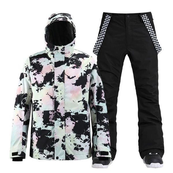 skiing jackets men's waterproof windproof ski suit outdoor mountaineering warm veneer double-board snow jacket+trousers
skiing jackets men's waterproof windproof ski suit outdoor mountaineering warm veneer double-board snow jacket+trousers