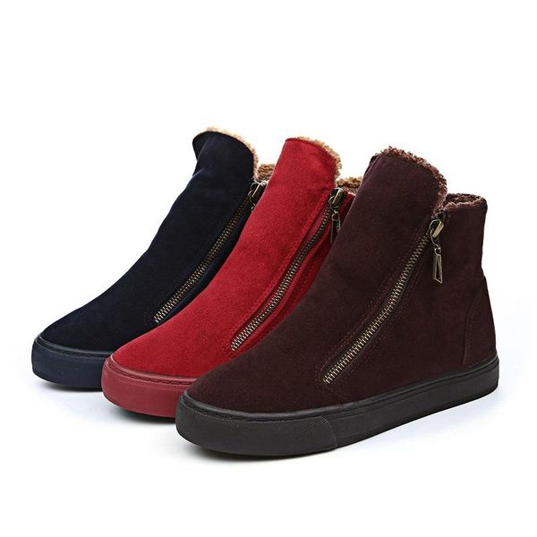 2020 winter snow boots women winter shoes zip warm plush for cold fashion women's boots sweet ladies brand ankle botas, Black
2020 winter snow boots women winter shoes zip warm plush for cold fashion women's boots sweet ladies brand ankle botas, Black