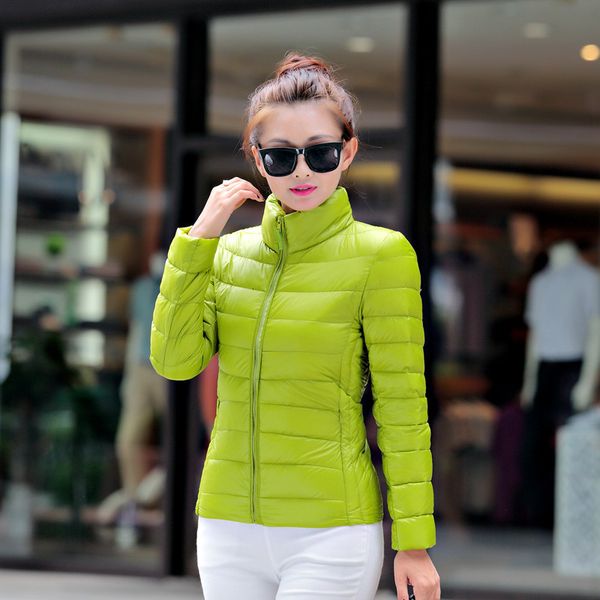 ultra light down jacket thin autumn and winter large size womens coat jackets for women campera mujer kj344, Black
ultra light down jacket thin autumn and winter large size womens coat jackets for women campera mujer kj344, Black