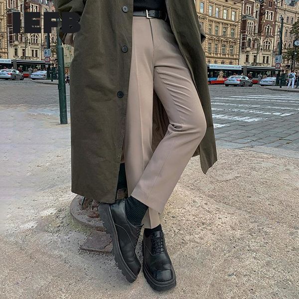 iefb korean trousers men's autumn winter trend casual suit pants loose straight pants business for male 2021 new 9y45591, White;black
iefb korean trousers men's autumn winter trend casual suit pants loose straight pants business for male 2021 new 9y45591, White;black