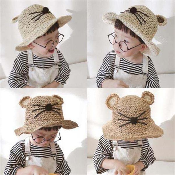 summer hats infant child sunshade hat cat ear hand-woven straw hat baby soft breathable children's caps baby1
summer hats infant child sunshade hat cat ear hand-woven straw hat baby soft breathable children's caps baby1