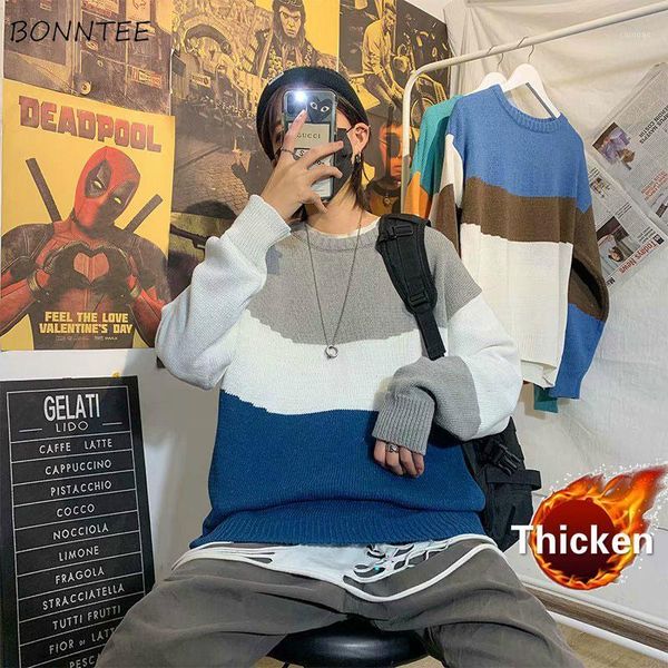 men pullovers patchwork loose simple male sweaters lazy japanese style fashion casual thicken winter young students ulzzang chic1, White;black
men pullovers patchwork loose simple male sweaters lazy japanese style fashion casual thicken winter young students ulzzang chic1, White;black