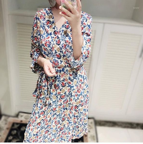 casual dresses retro romantic print women wrap dress long sleeve v-neck lace-up temperament one-piece lady mini1, Black;gray
casual dresses retro romantic print women wrap dress long sleeve v-neck lace-up temperament one-piece lady mini1, Black;gray
