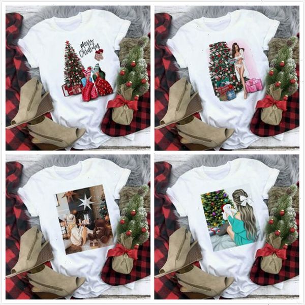 fashion lady print women christmas fashion casual cotton t shirt harajuku short sleeve tshirt female kawaii, White
fashion lady print women christmas fashion casual cotton t shirt harajuku short sleeve tshirt female kawaii, White