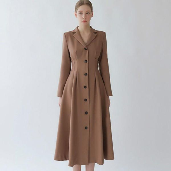 зима зубчатый однобортный твердые ткани качели длинные blazer офис повседневный trench coat ветер, Tan;black
зима зубчатый однобортный твердые ткани качели длинные blazer офис повседневный trench coat ветер, Tan;black