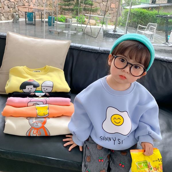 cute cartoon long sleeve loose sweatshirts for boys and girls 6 colors casual all-match pullovers 201013, Black
cute cartoon long sleeve loose sweatshirts for boys and girls 6 colors casual all-match pullovers 201013, Black