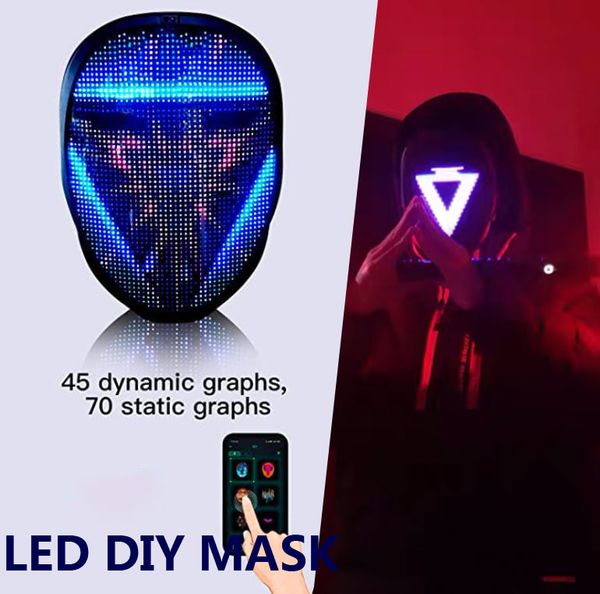 original light up mask with led screen, scary cosplay mask, app controlled led mask diy image/texts and music rhythm black cyberpunk dhl mx
original light up mask with led screen, scary cosplay mask, app controlled led mask diy image/texts and music rhythm black cyberpunk dhl mx