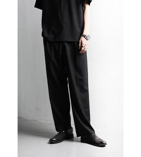 pants men's front pleated side with wide leg versatile korean fashion loose straight vertical casual pants1, Black
pants men's front pleated side with wide leg versatile korean fashion loose straight vertical casual pants1, Black