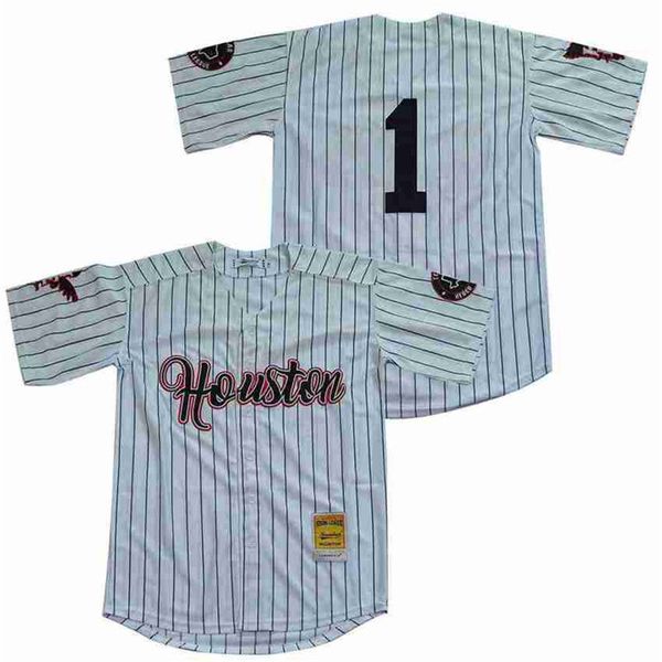 negro league houston black eagles baseball 1 button down jersey men team white color pinstripe cool base embroidery and sewing quality
negro league houston black eagles baseball 1 button down jersey men team white color pinstripe cool base embroidery and sewing quality