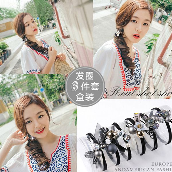 hair rope national fresh simple personality mori girls hair band headwear for fair ladies hair elastic band rope fashion design, Golden;white
hair rope national fresh simple personality mori girls hair band headwear for fair ladies hair elastic band rope fashion design, Golden;white