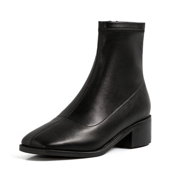 2020 new square toe autumn winter boots superfine fiber zipper women shoes square heel all match ankle boots size 34-43, Black
2020 new square toe autumn winter boots superfine fiber zipper women shoes square heel all match ankle boots size 34-43, Black