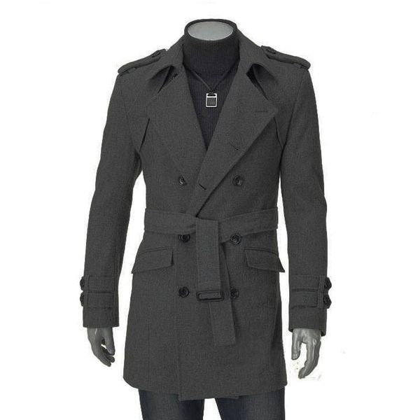 men's jackets double-breasted casual coat belt warm wool blends coat long sleeve windbreaker office, Black;brown
men's jackets double-breasted casual coat belt warm wool blends coat long sleeve windbreaker office, Black;brown