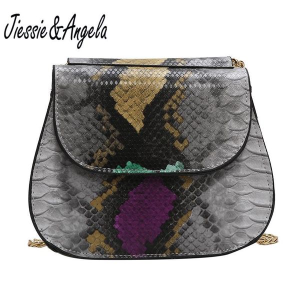 jiessieangela женской моды сумка pu кожа змеиной кожи плечо сумка для crossbody сумки цепной женщин кошелька
jiessieangela женской моды сумка pu кожа змеиной кожи плечо сумка для crossbody сумки цепной женщин кошелька
