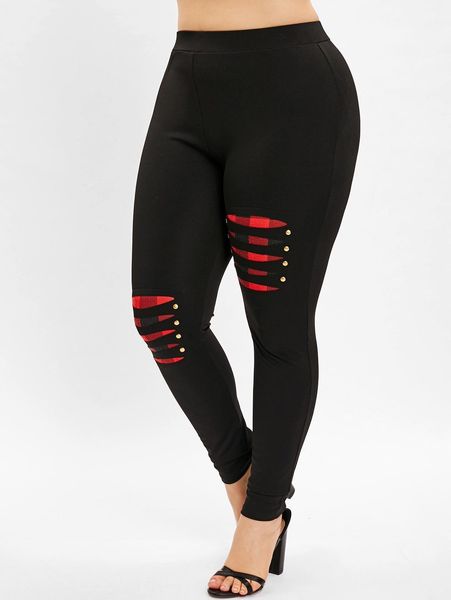 rosegal plus size ripped plaid panel leggings new fashions women leggings pants casual elastic waist pencil pants female bottom, Black
rosegal plus size ripped plaid panel leggings new fashions women leggings pants casual elastic waist pencil pants female bottom, Black
