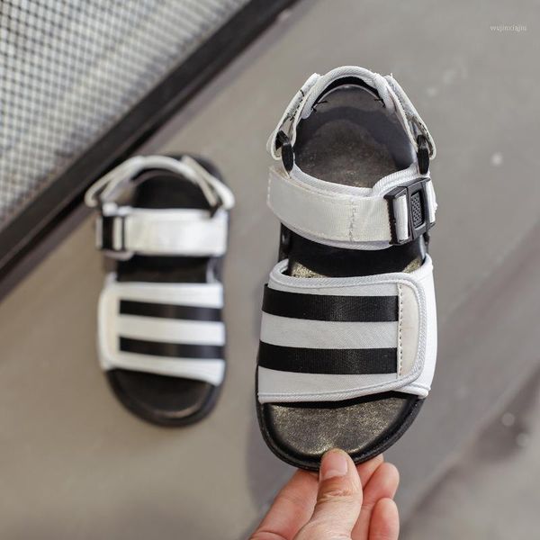 sandals 2021 summer children for boys shoes soft pu leather girls beach non-slip kids leisure black white stripes1, Black;red
sandals 2021 summer children for boys shoes soft pu leather girls beach non-slip kids leisure black white stripes1, Black;red