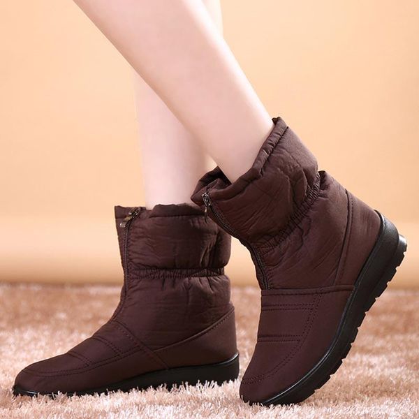 boots waterproof ankle women shoes 2021 zipper warm snow flat with comfortable woman winter plus size, Black
boots waterproof ankle women shoes 2021 zipper warm snow flat with comfortable woman winter plus size, Black