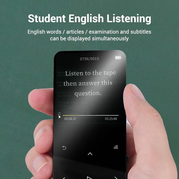 mp3 player hifi lossless sound alloy shell music player with e-reading wireless bluetooth connection new arrival
mp3 player hifi lossless sound alloy shell music player with e-reading wireless bluetooth connection new arrival