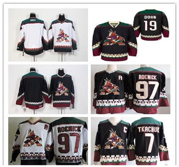 1990 vintage arizona coyotes jerseys ice hockey 7 keith tkachuk 19 shane doan 97 jeremy roenick black red alternate classic retro jersey
1990 vintage arizona coyotes jerseys ice hockey 7 keith tkachuk 19 shane doan 97 jeremy roenick black red alternate classic retro jersey
