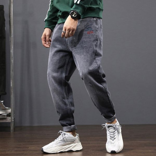 2021 new fashion streetwear men's brem gray designer denim vintage hip pants jeans ooyy, Blue
2021 new fashion streetwear men's brem gray designer denim vintage hip pants jeans ooyy, Blue