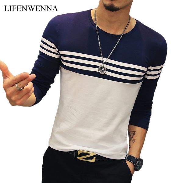 autumn casual men fashion striped o neck long sleeve men's t shirt slim fit mens clothes trend hip hop tees 5xl kg-264, White;black
autumn casual men fashion striped o neck long sleeve men's t shirt slim fit mens clothes trend hip hop tees 5xl kg-264, White;black