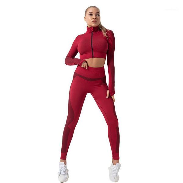 yoga outfits women sports wear seamless set high waist fitness leggings crop athletic gym workout outfits1, White;red
yoga outfits women sports wear seamless set high waist fitness leggings crop athletic gym workout outfits1, White;red