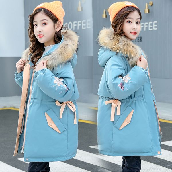 girl's coat 2020 new korean version winter clothes, cuda children's medium and long down cotton padded coat, foreign style, Blue;gray
girl's coat 2020 new korean version winter clothes, cuda children's medium and long down cotton padded coat, foreign style, Blue;gray
