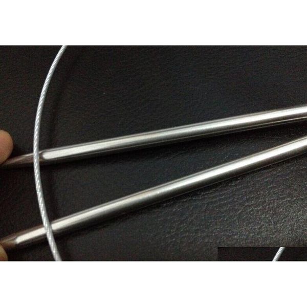 11pcs/lot 11size mix 1.5mm-5mm stainless steel knitting needle 80cm line circular needle set yarn sweater knittin qyluwd bbgargden
11pcs/lot 11size mix 1.5mm-5mm stainless steel knitting needle 80cm line circular needle set yarn sweater knittin qyluwd bbgargden