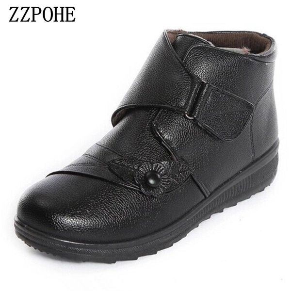 zzpohe winter new fashion women shoes woman pu leather velcroantiskid and waterproof flat comfortable warm boots, Black
zzpohe winter new fashion women shoes woman pu leather velcroantiskid and waterproof flat comfortable warm boots, Black