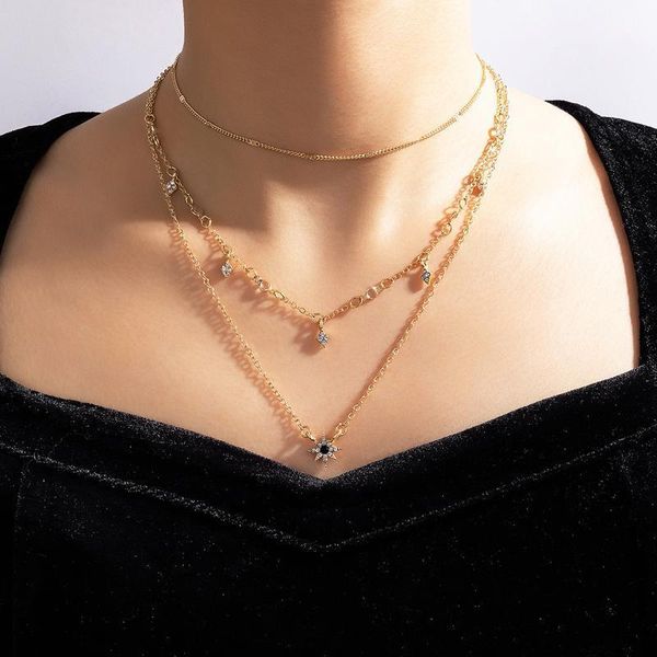 chains luxury star pendant necklace for women multi-layer geoemtry tassel chain choker alloy metal party jewelry collar 18078, Silver
chains luxury star pendant necklace for women multi-layer geoemtry tassel chain choker alloy metal party jewelry collar 18078, Silver