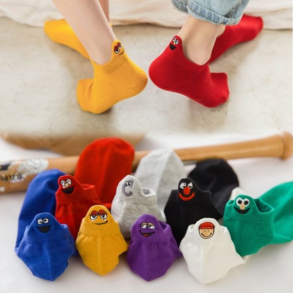 parent-child 5 pairs/pack kawaii embroidered expression women socks fashion ankle funny socks women cotton candy color 201109, Black;white
parent-child 5 pairs/pack kawaii embroidered expression women socks fashion ankle funny socks women cotton candy color 201109, Black;white