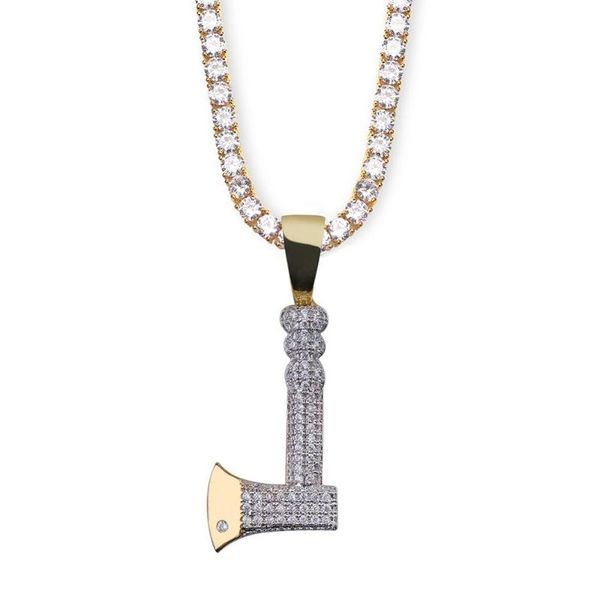 hip hop ax pendant necklace micro pave cz stones all iced out axe pendants charm jewelry for men n women gift party bling hot, Silver
hip hop ax pendant necklace micro pave cz stones all iced out axe pendants charm jewelry for men n women gift party bling hot, Silver