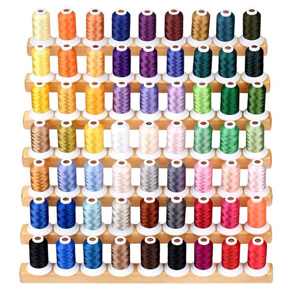 simthread embroidery machine thread huge spools polyester 5000 meters 64 brother colors, Black;white
simthread embroidery machine thread huge spools polyester 5000 meters 64 brother colors, Black;white